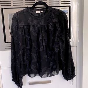 Wilfred Lourdes blouse, black , new, XS